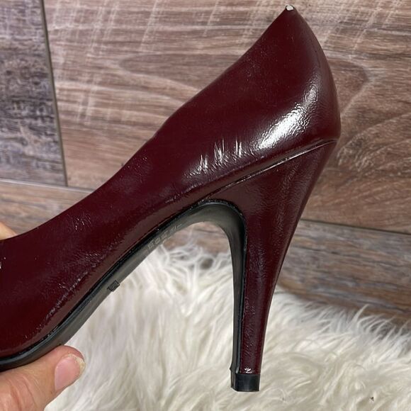 Fiona Ladies High 4” Stiletto Heel Dress Shoes, Brown, Size 7 - Picture 13 of 14